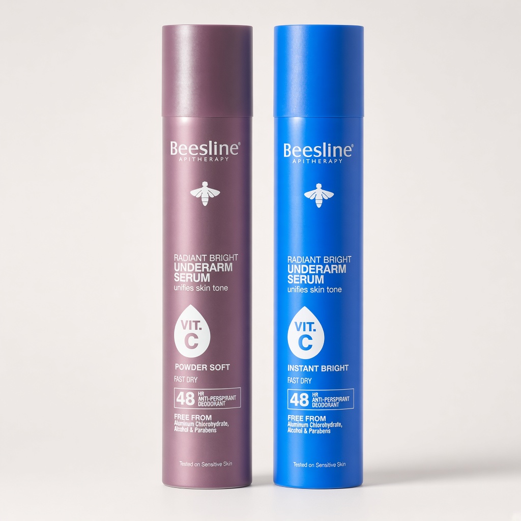 بخاخ سيروم تفتيح لمنطقة تحت الإبط بفيتامين C حماية 48 ساعة Powder Soft + Instant Bright