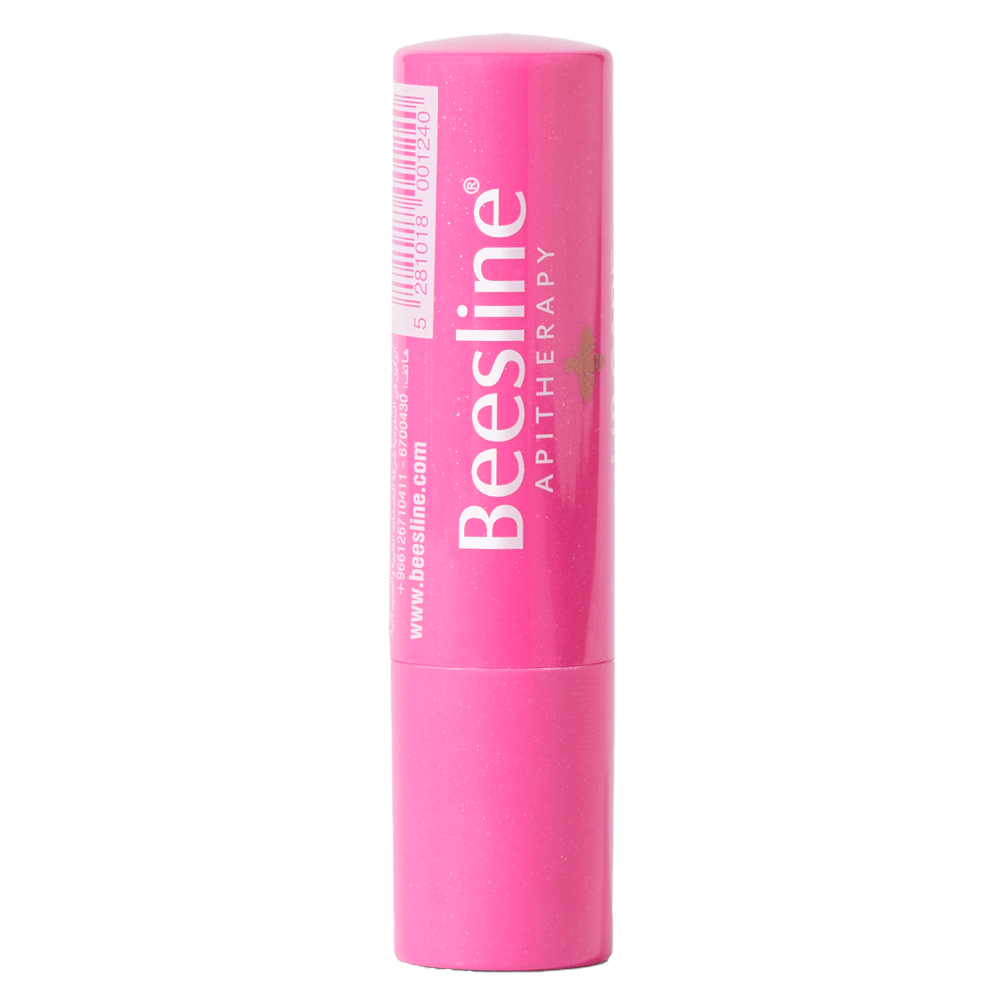 Beesline Lip Balm Shimmery Strawberry – Intensive Repair for Dry & Chapped Lips – With Beeswax & Vitamin C – 98% Natural Origin – 4g
