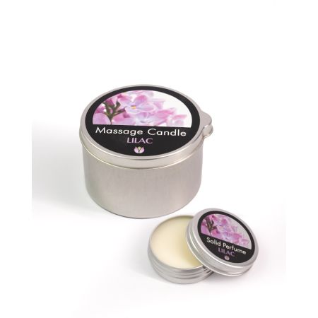 شمعة التدليك بروفيرو ليلاك + عطر ليلك الصلبة مجاناً