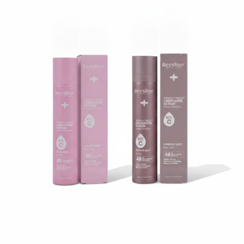 Radiant Bright Underarm Serum Vit C Spray 48h POWDER SOFT + JOURI ROSE