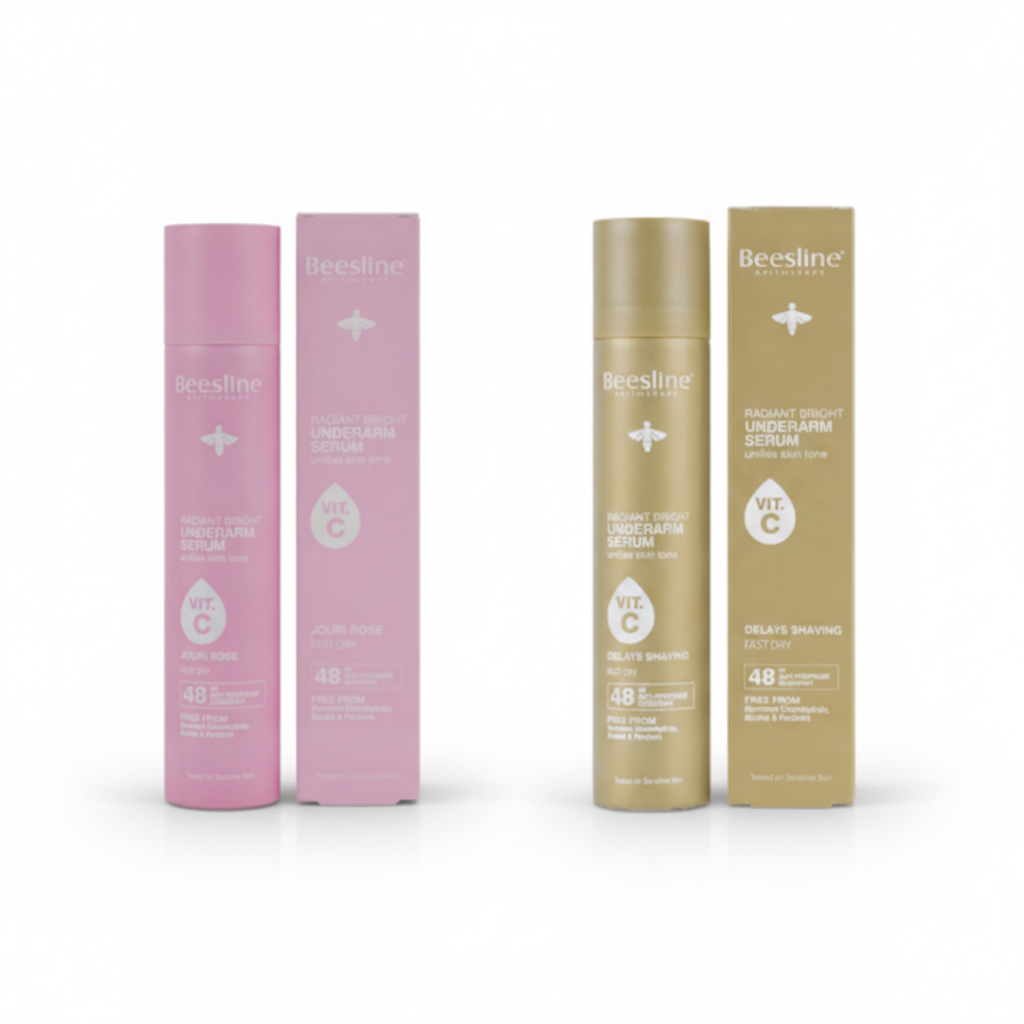 Beesline Radiant Brightening Underarm Serum Spray With Vitamin C & Joury Rose  + Hair Delaying