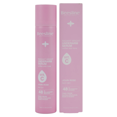 Beesline Radiant Bright Underarm Serum Vit C Spray 48h JOURI ROSE- 150ml