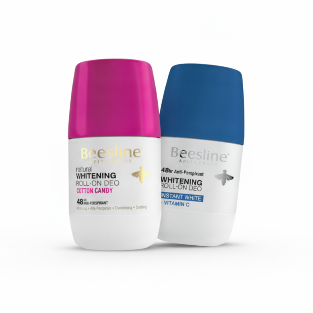 Beesline Whitening Roll-On Deodorant Cotton Candy +White