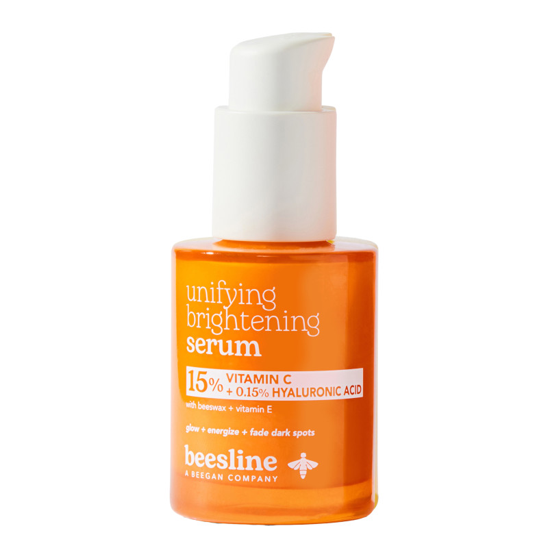 Beesline Unifying Brightening Serum – Dual 15% Stable Vitamin C + Vitamin E – Fades Dark Spots & Boosts Radiance – Sensitive Skin Safe, 30ml